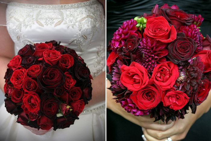 Deep Red Bouquets